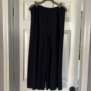 J.Jill pull on navy blue Wearever cropped pants size XL